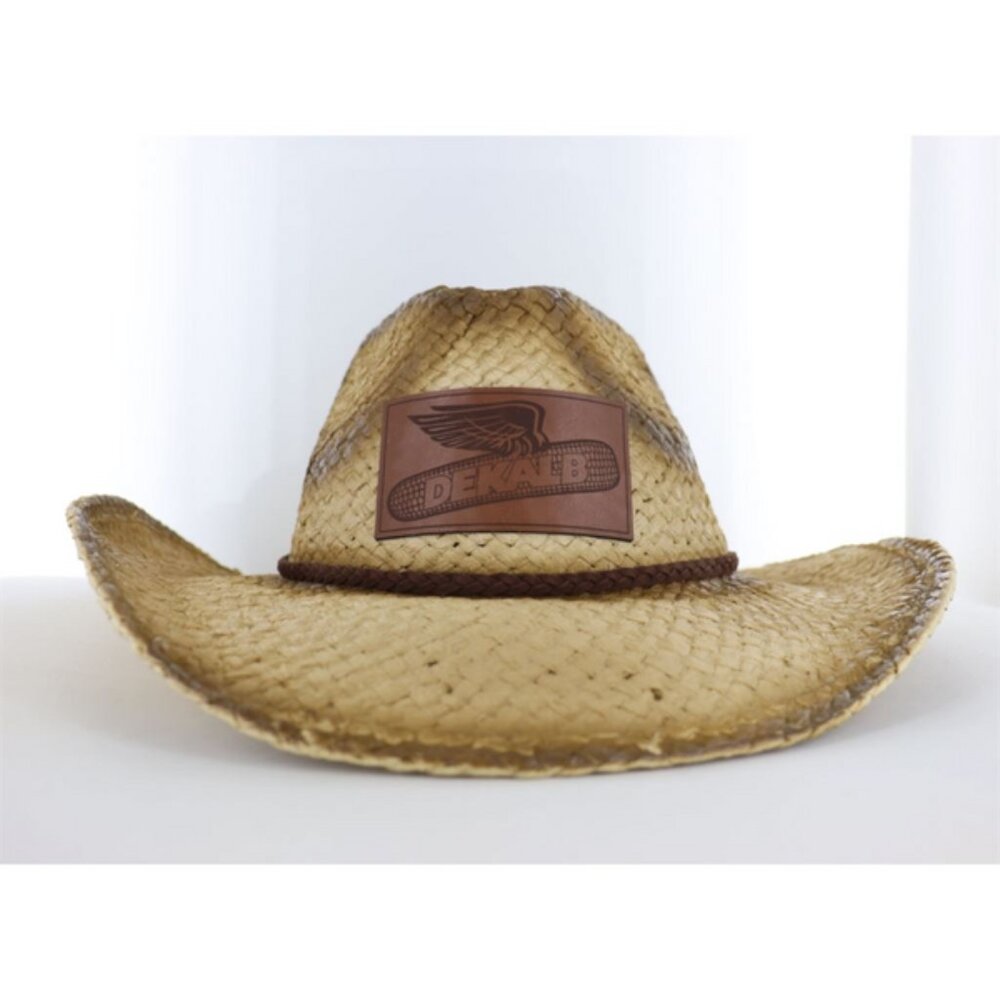 DEKALB Straw Cowboy Hat ~ Brand New ~ One Size